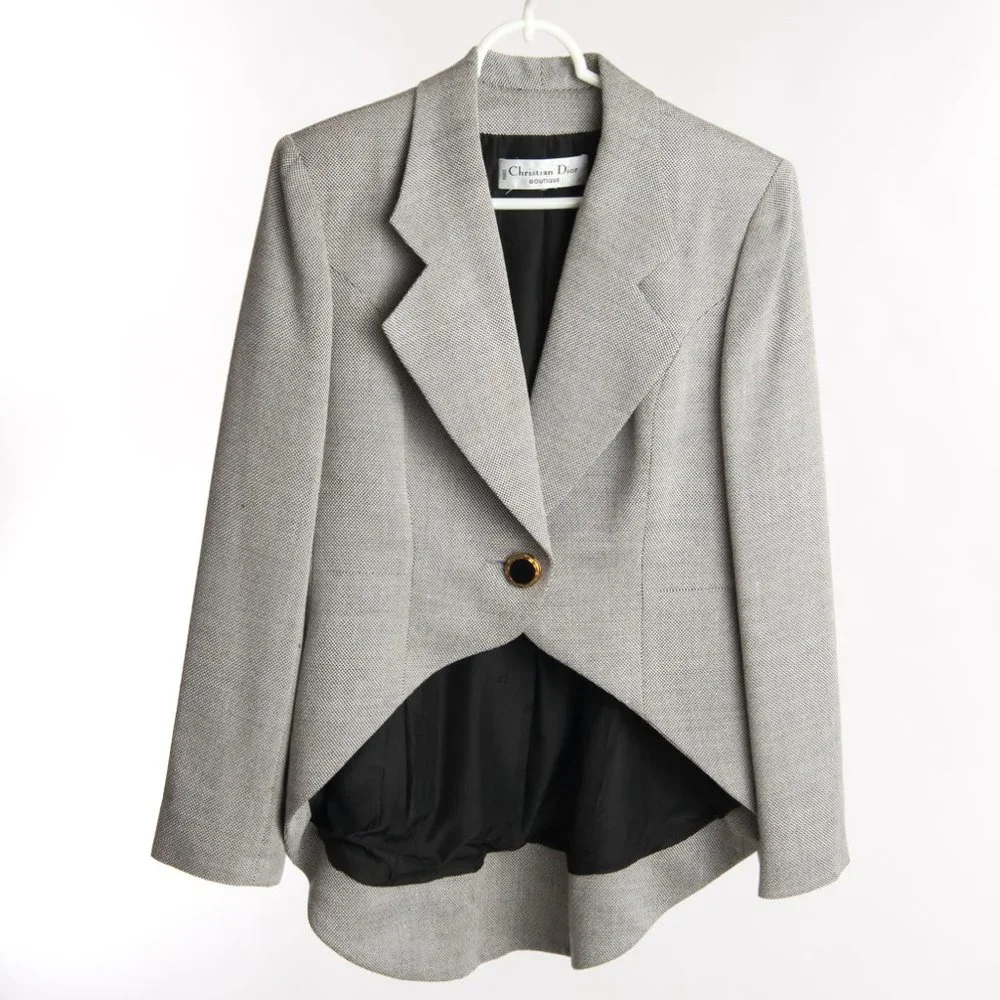 Vintage 90s Christian Dior Skirt Suit Circa 1996 / 1997